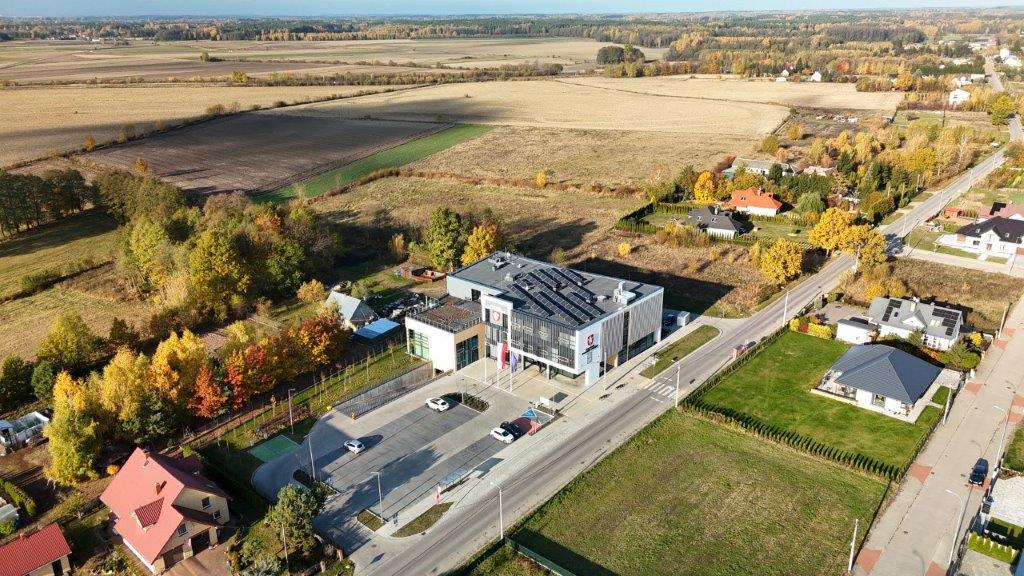 Juchnowiec Gebäude von oben